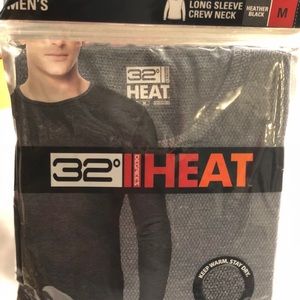 32 Degrees Heat Long Sleeve Crew Neck